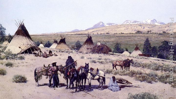 Henry Farny Among the Foothills